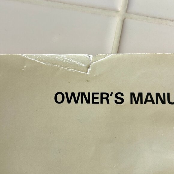 Kenmore sewing machine manual 385.1884180 and Stitch Insert - Acceptable Cond - Picture 7 of 8